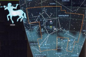 Constelação do Centauro, a envolver o Cruzeiro do Sul