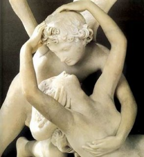 Cupido e Psyque; Antonio Canova, marmore.det. (1757-1822)