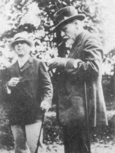 Ernest Jones e Freud, 1919