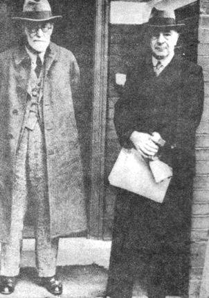 Freud e Ernest Jones, 1938