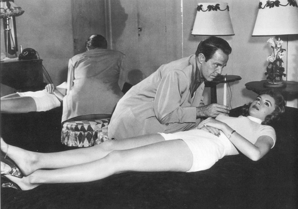 Cena de hipnose no filme The Search for Bridey Murphy, 1956.