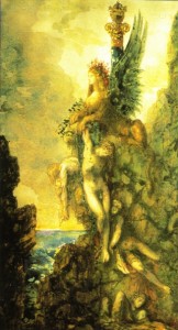 Le Sphinx Triomphant, aquarela de Gustave Moreau, 1888