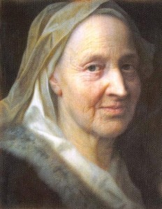 Retrato de uma Anciã, óleo sobre bronze de Balthasar Denner (1685-1749)