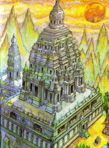 Templo Proibido - ilustraçao. J. Skrivanek