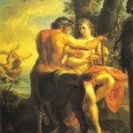 Centauro2. L’Educacion de Aquille, Pompeu Batoni, óleo s. tela,1770
