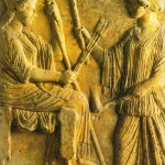 Deméter e Persefone, Museu do Eleusis, 480a.C.0.3