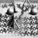 Escher14-Espelho Magico-litografia1946