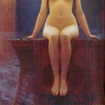 Oráculo de Delphos3. – tela de John William Godward, 1889